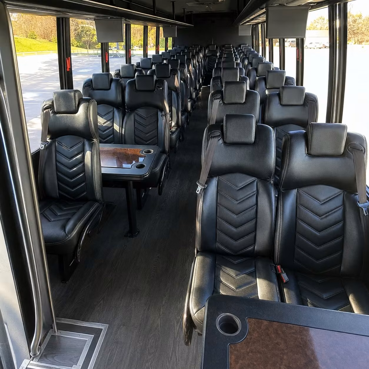 30 passenger minibus inside
