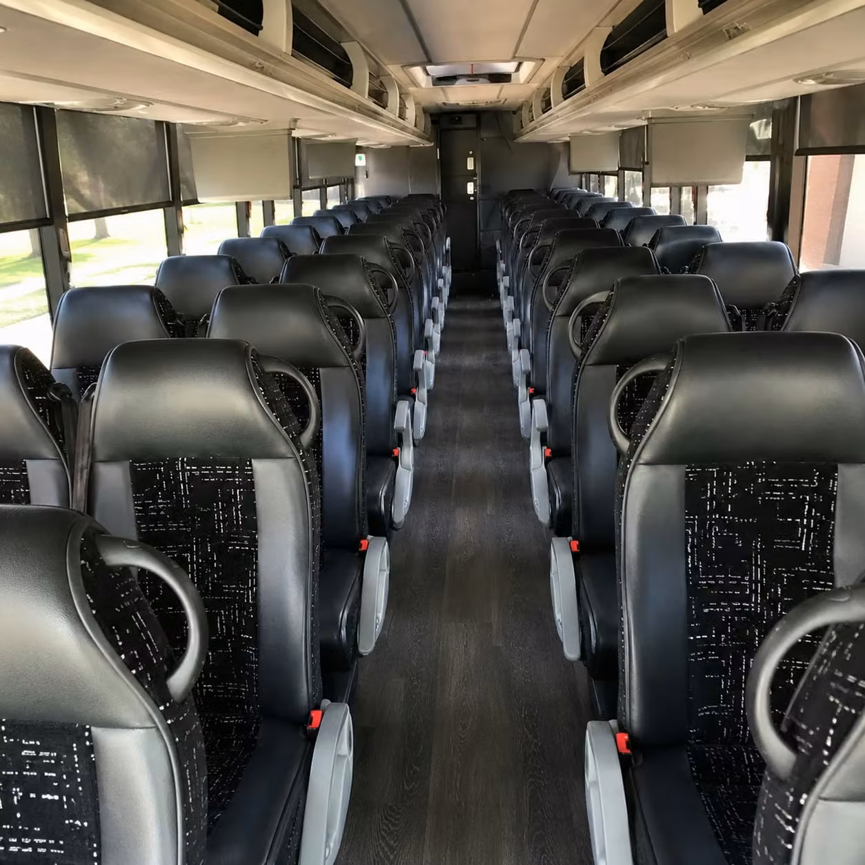 on the day of your flight a charter bus keeps every lakewood traveler on schedule